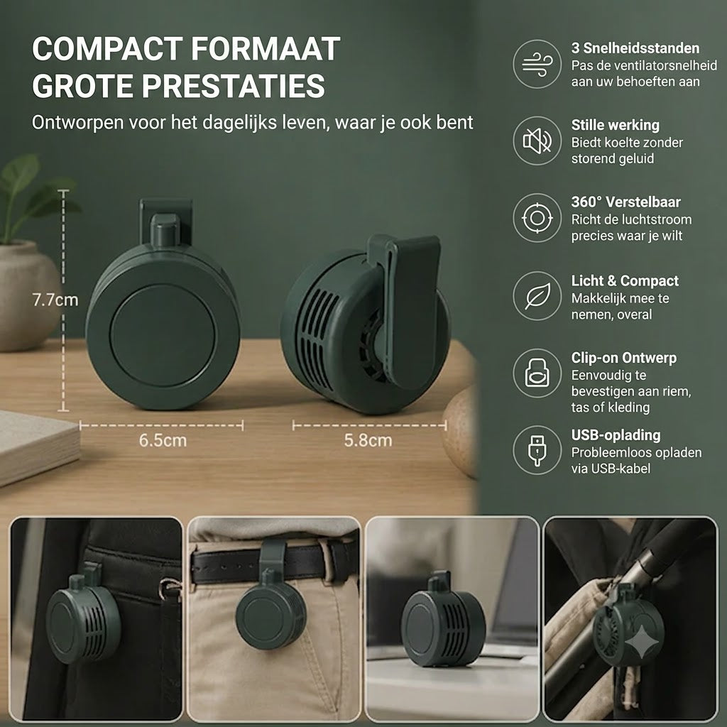 Compacte USB Mini Ventilator