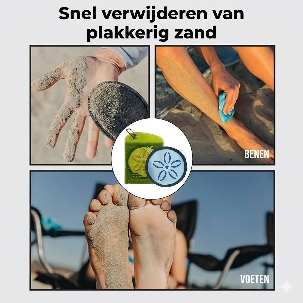 Strandreiniger voor het verwijderen van zand