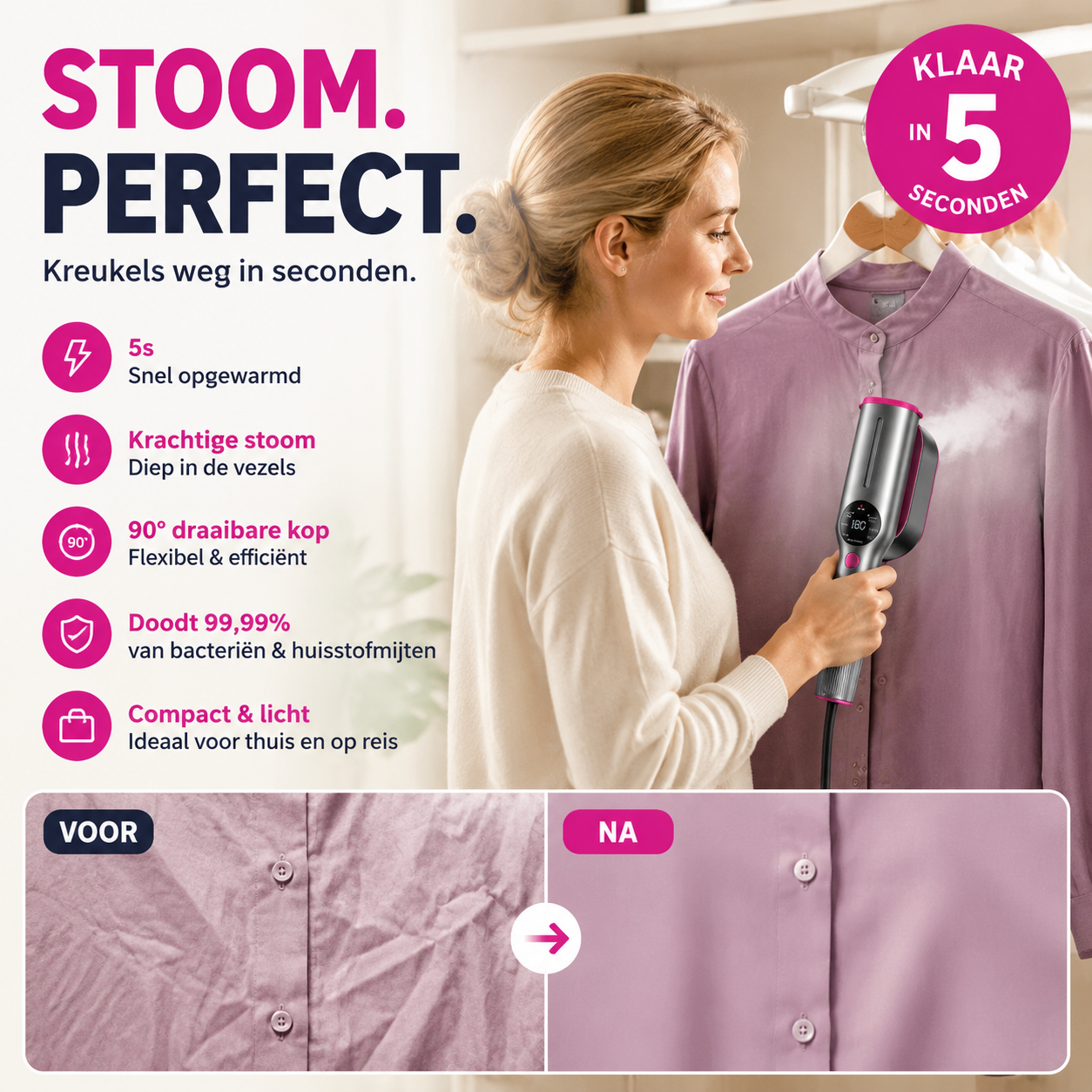 Handstomer voor Kleding