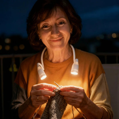 Oplaadbare LED Neklamp voor Lezen & Breien (Dimbaar)