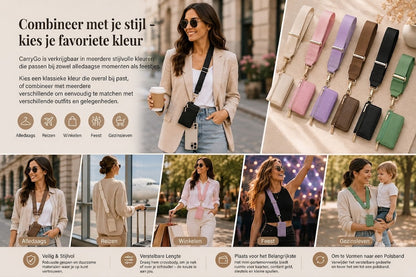 CarryGo – Telefoonarmband met Mini Portemonnee