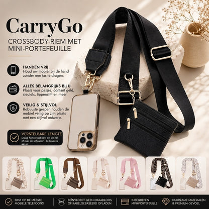 CarryGo – Telefoonarmband met Mini Portemonnee