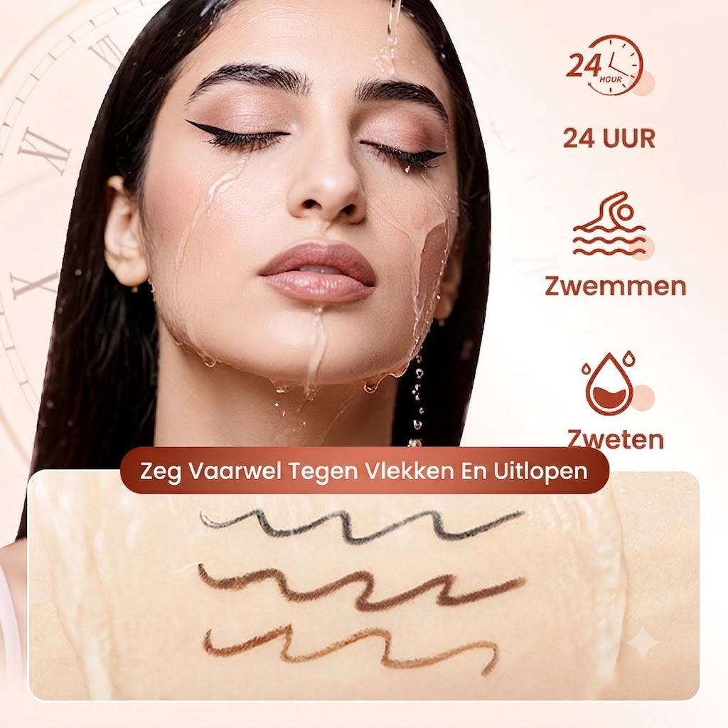 14-Delige Waterproof Gekleurde Gel Eyeliner Set 👁️🌈✏️
