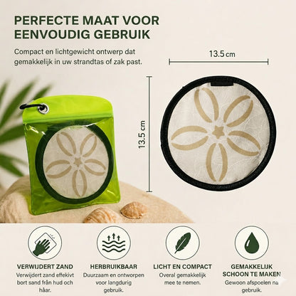 Strandreiniger voor het verwijderen van zand