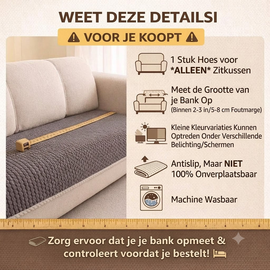 Verdikte, Antislip en Wasbare Bankhoes