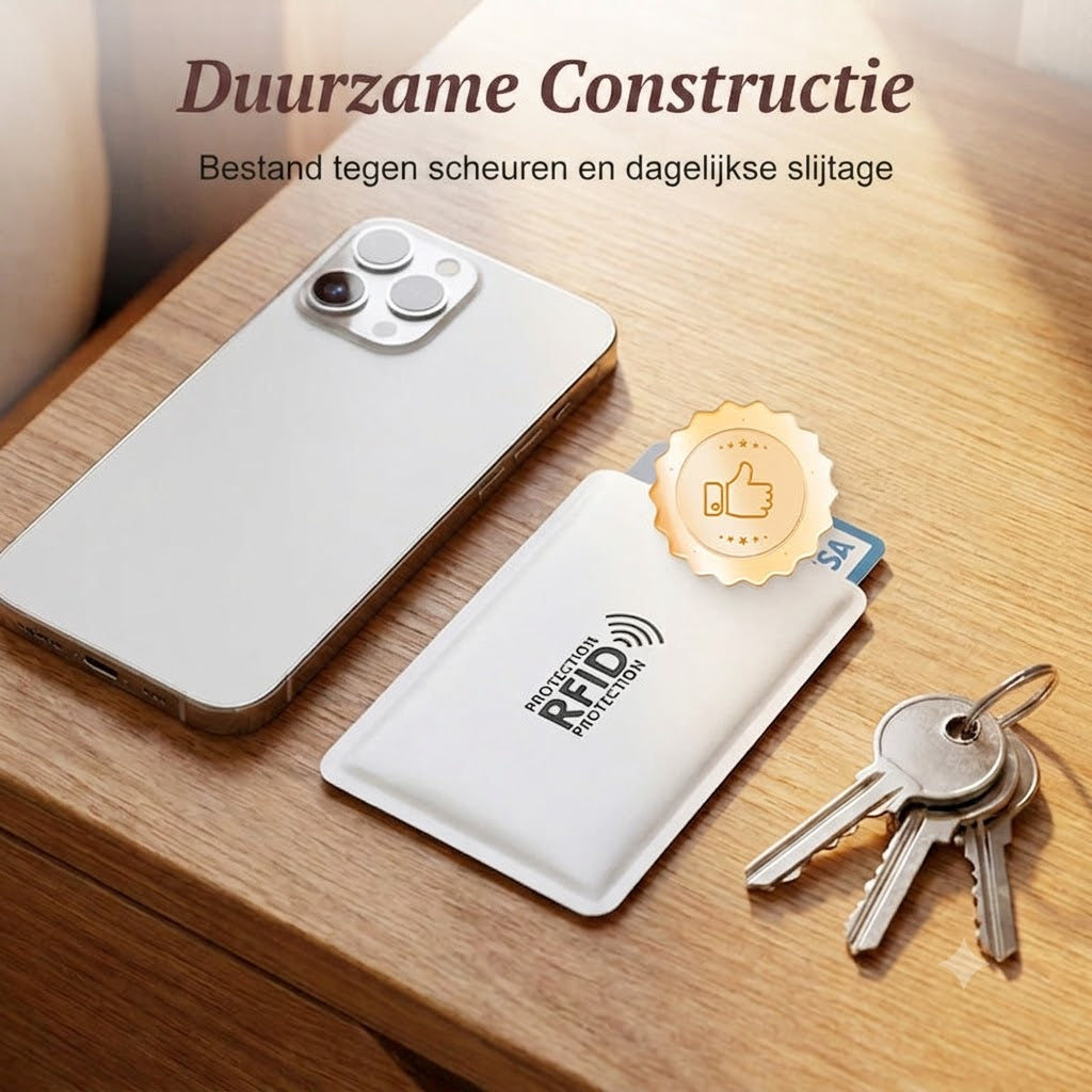 RFID Blokkerende Creditcard Hoesjes / Anti-Skim Creditcard Sleeves
