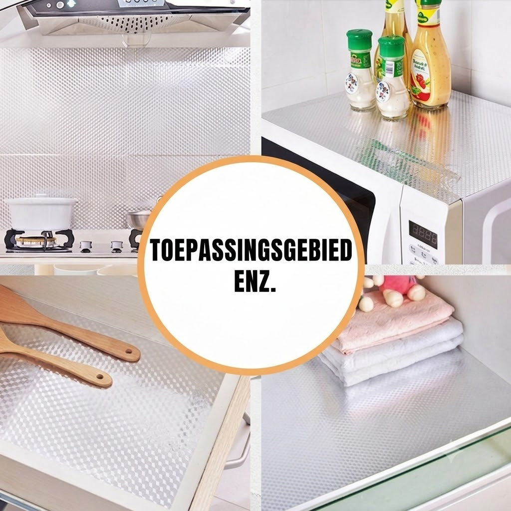 Keuken Antivetsmeermiddel Sticker | Voorkomt Vetspatten