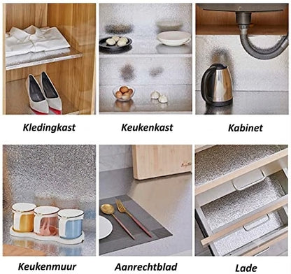 Keuken Antivetsmeermiddel Sticker | Voorkomt Vetspatten