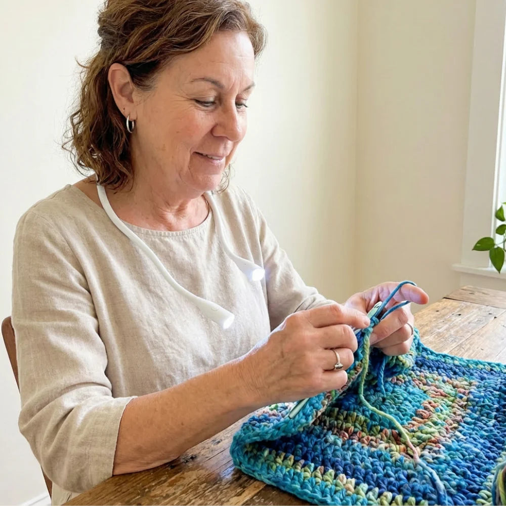 Oplaadbare LED Neklamp voor Lezen & Breien (Dimbaar)