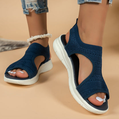 Comfortabele en Ademende Platte Sandalen