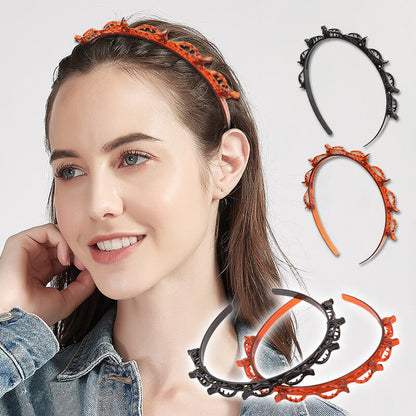 Gevlochten haarband clip