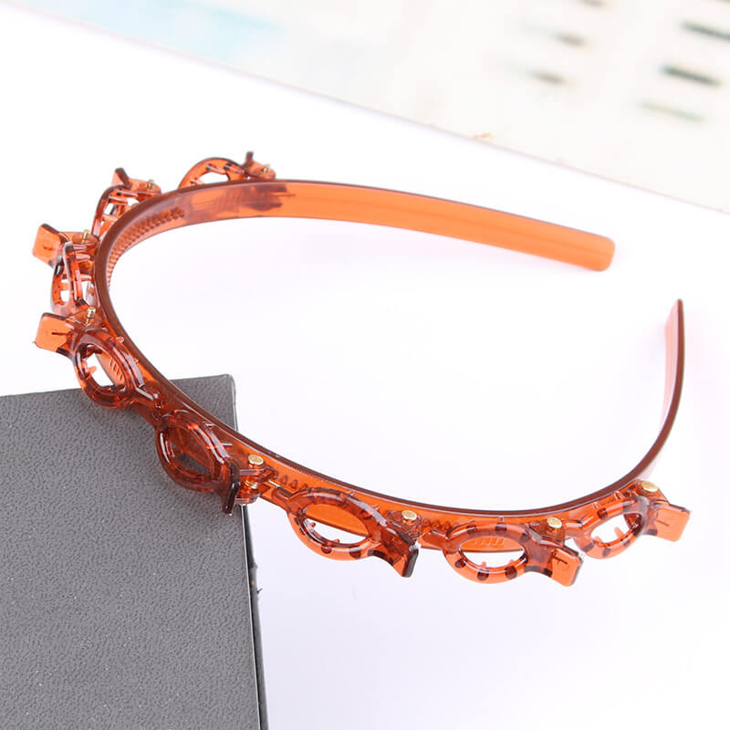 Gevlochten haarband clip
