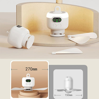 Oplaadbare LED Plafondventilator