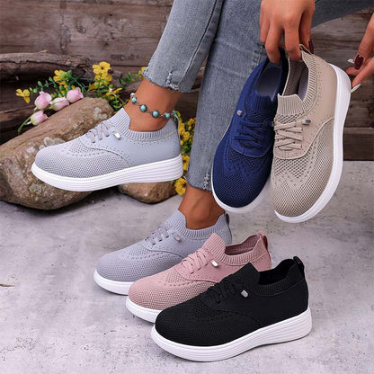 Ademende Mesh Instapschoenen voor Dames – Wandelschoenen