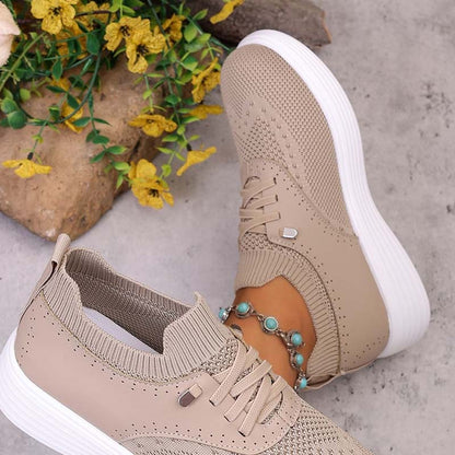 Ademende Mesh Instapschoenen voor Dames – Wandelschoenen