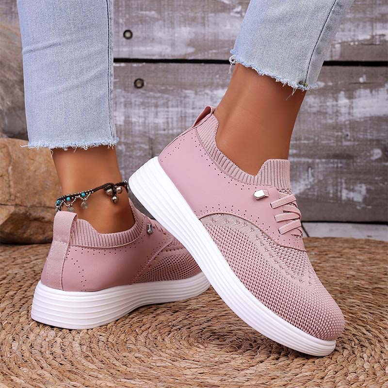 Ademende Mesh Instapschoenen voor Dames – Wandelschoenen