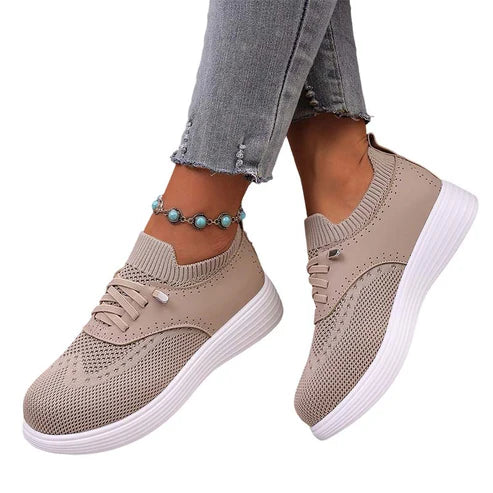 Ademende Mesh Instapschoenen voor Dames – Wandelschoenen