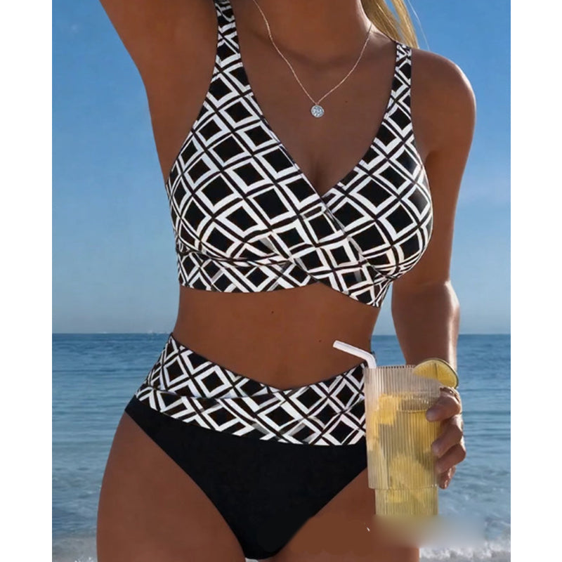 👙🌊 2-Delige High Waist Bikiniset voor Dames