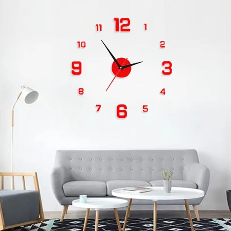 Zwevende 3D Kunst DIY Acryl Klok Set