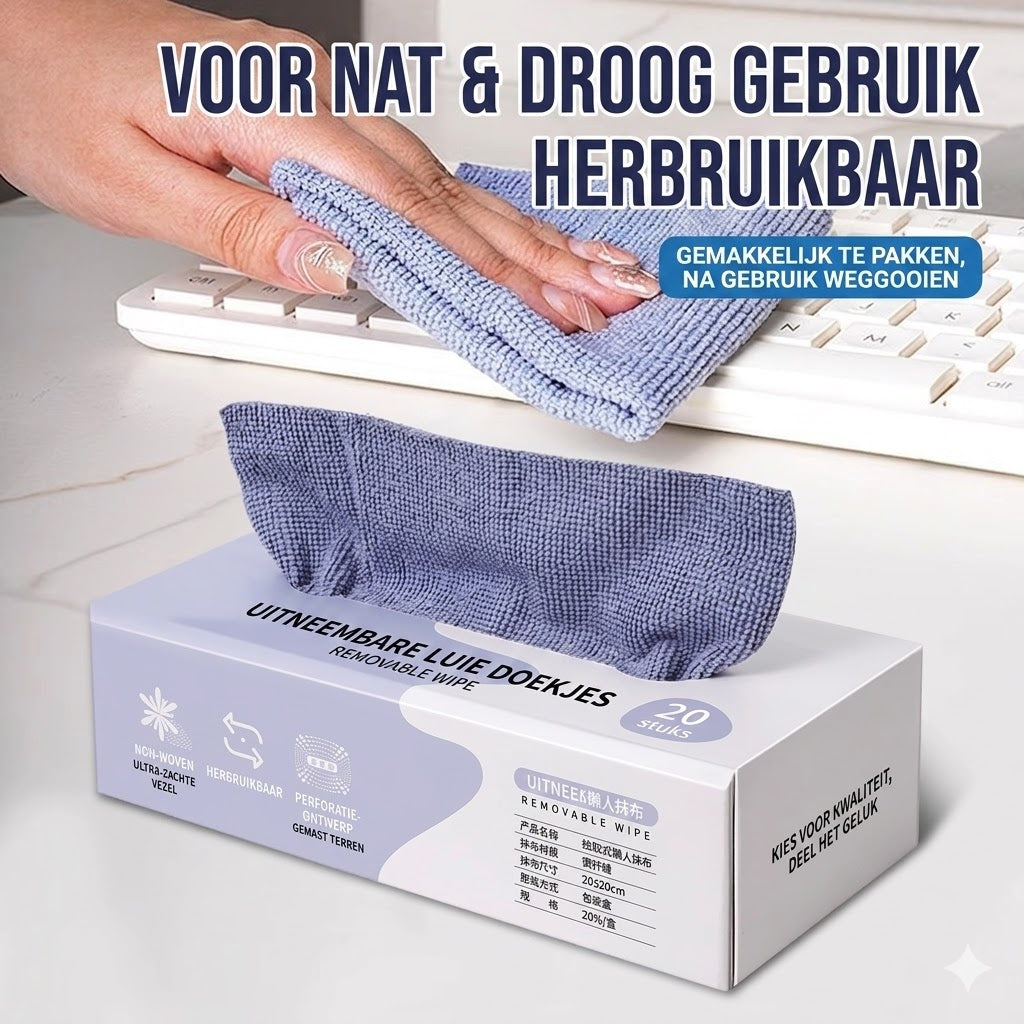 Herbruikbare schoonmaakdoek